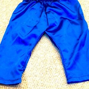 highest quality satin infant/baby pant (worn once briefly)